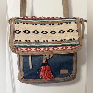 The Sak Ventura Convertible Backpack 
Bohemian Multicolor Crossbody Bag
